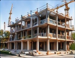 Multi-storey building under construction
